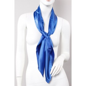 Plain Square Silky Scarf - 12 Colours - 10 Pack!